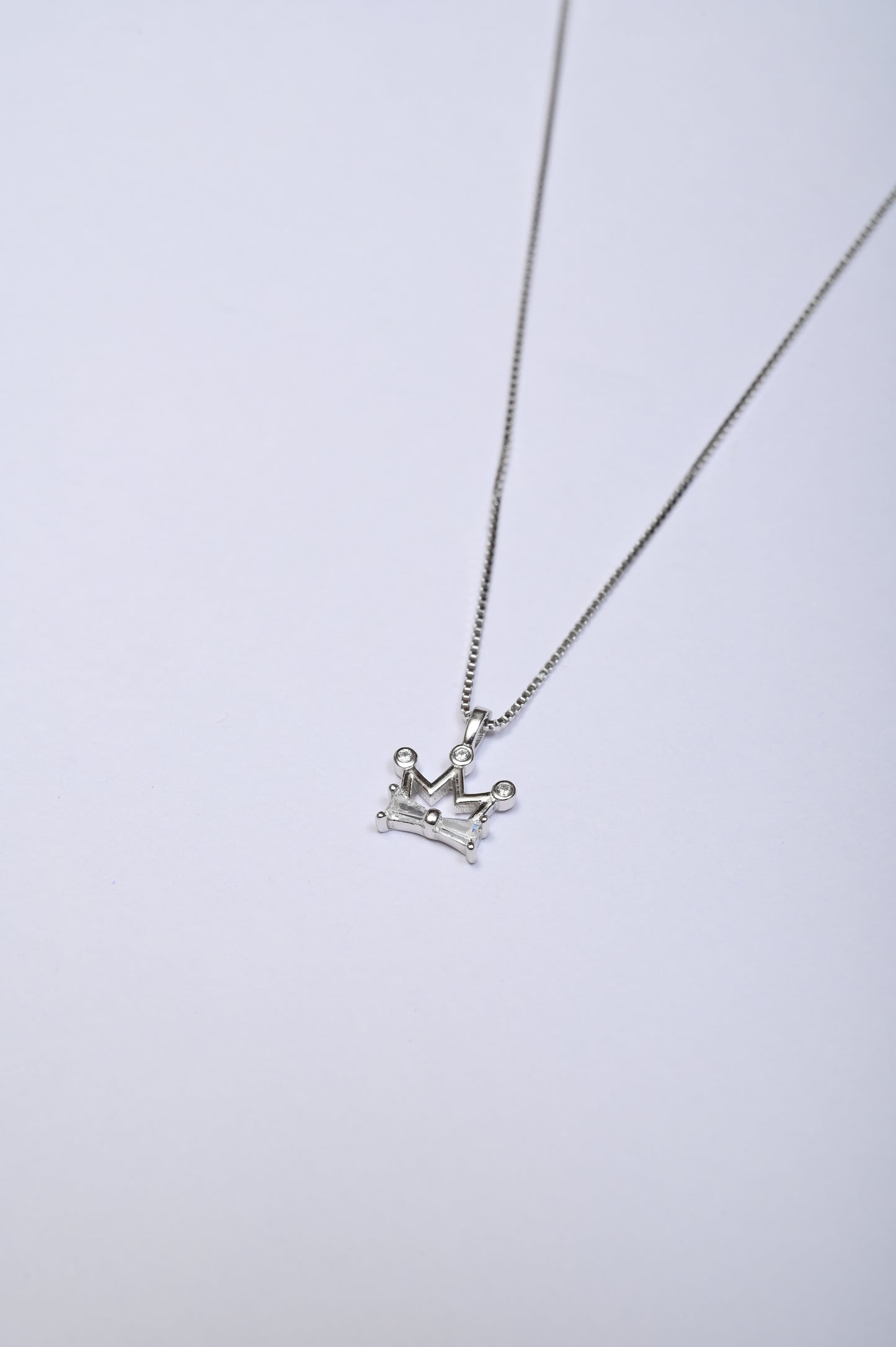 Dignity Crown 925 Silver Necklace