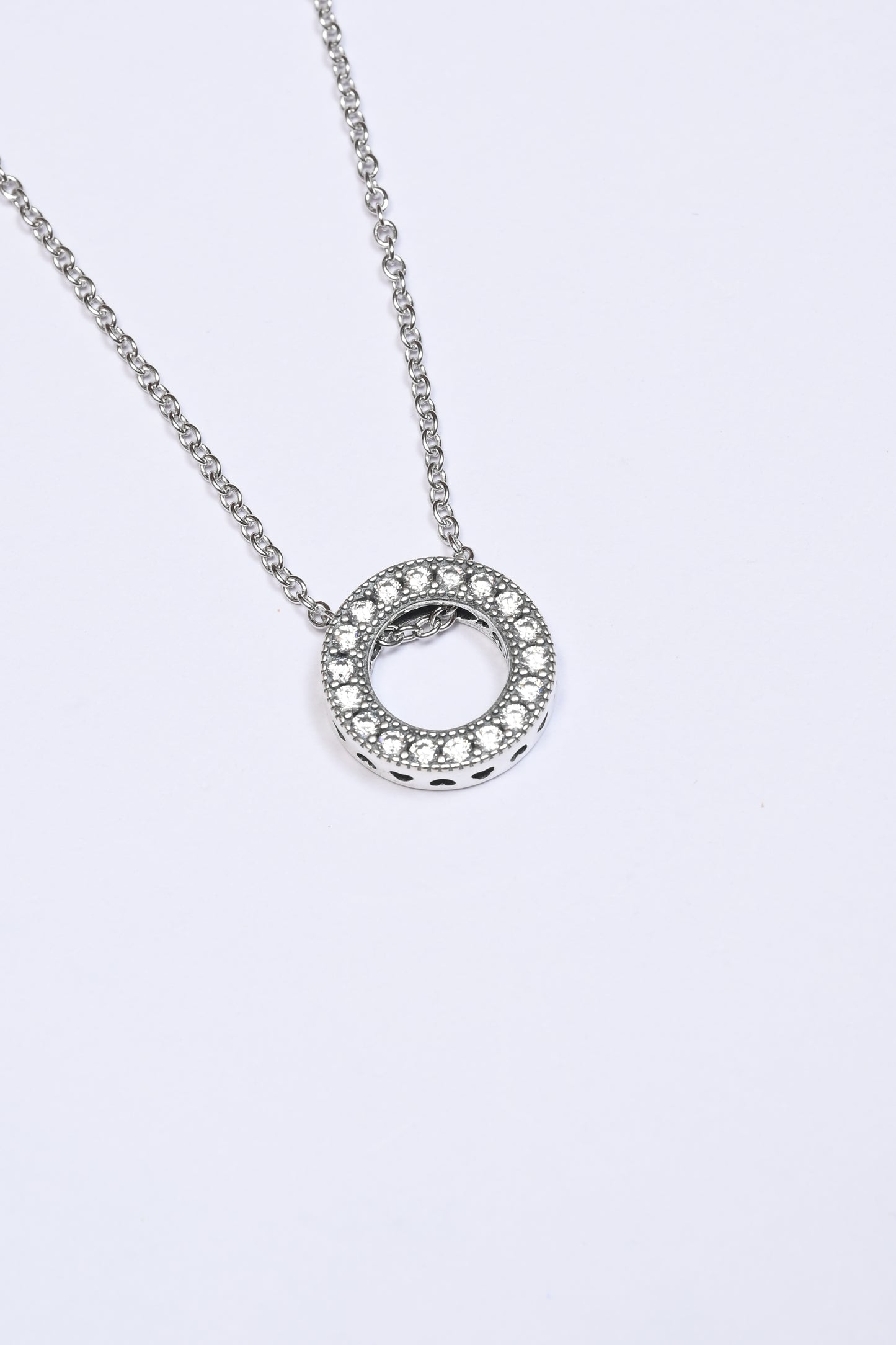 Pandora Ring Pendant With Link Chain