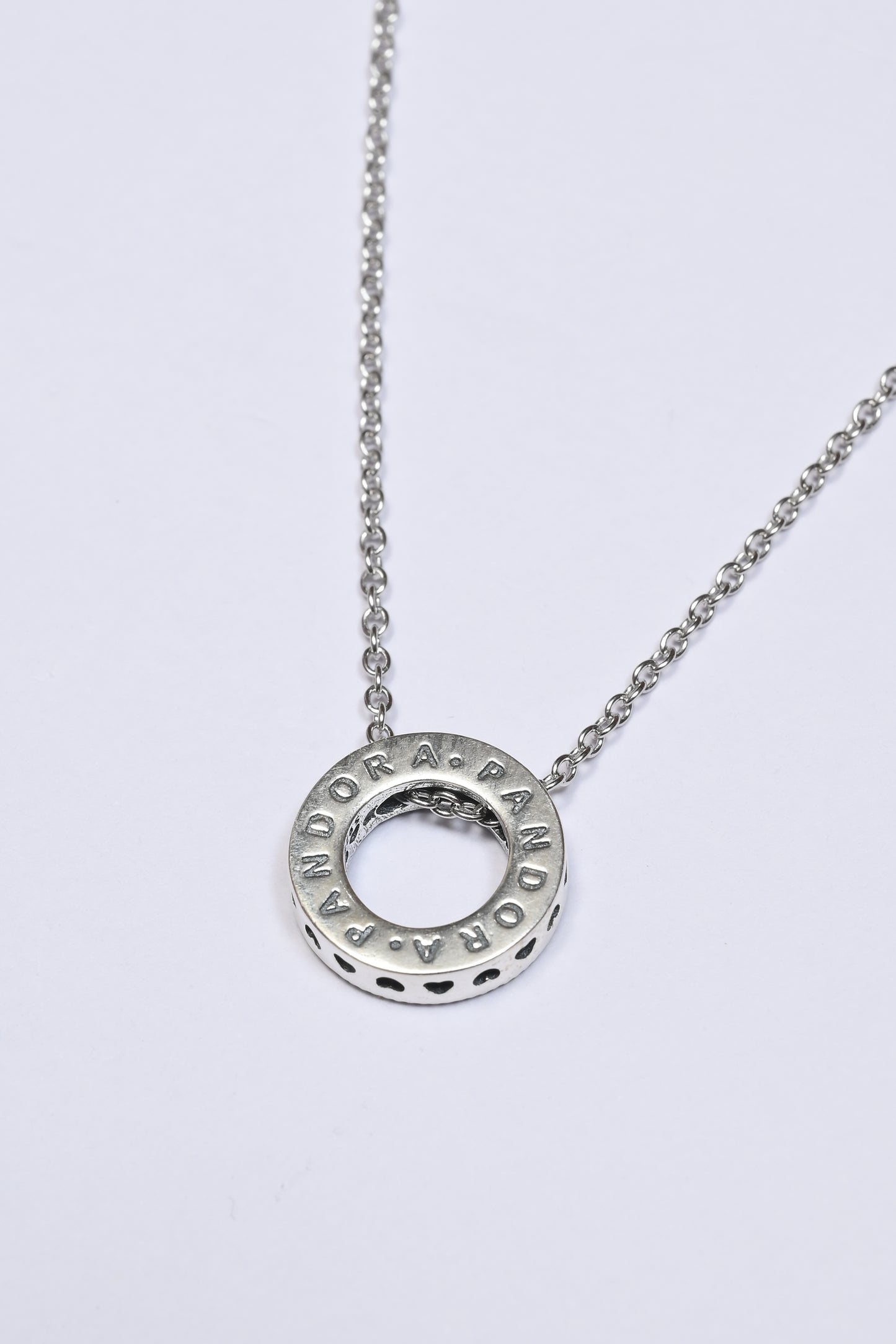 Pandora Ring Pendant With Link Chain
