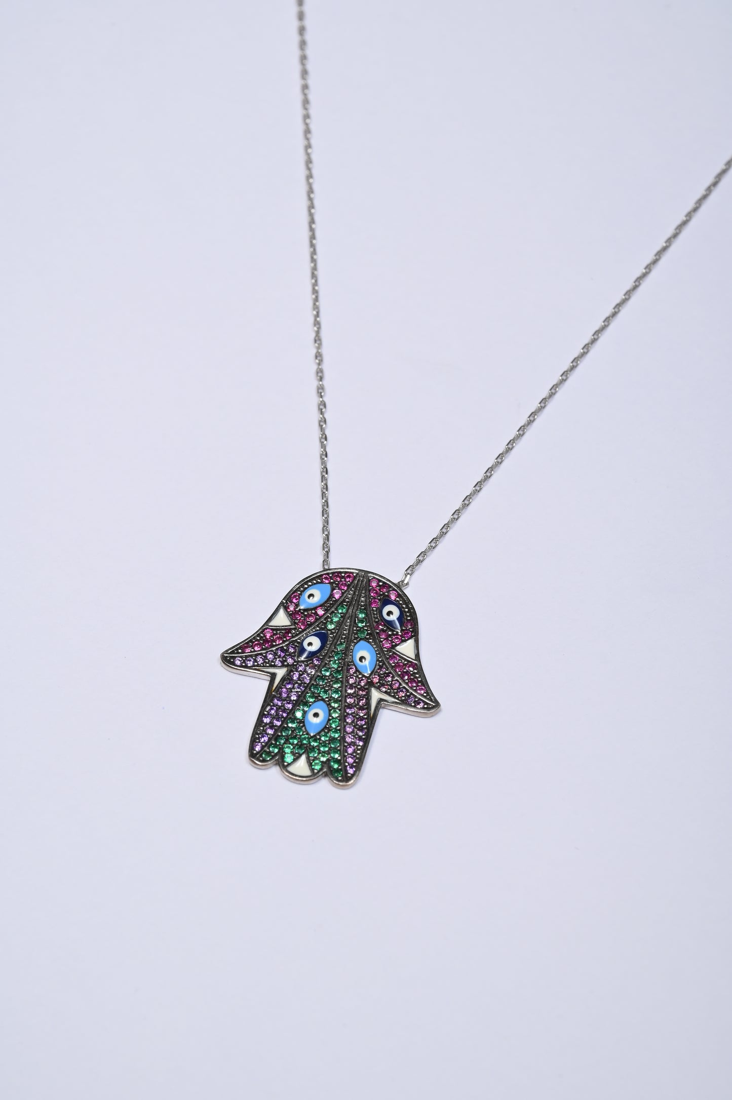 Multicolour Hamsha Evil Eye