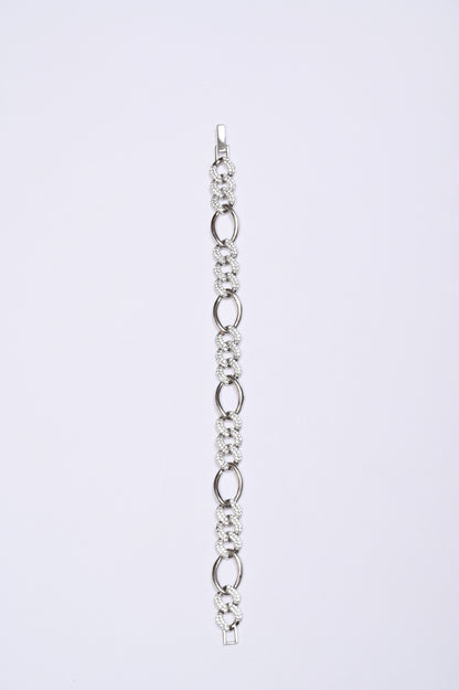 Silver men bracelet