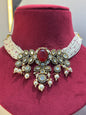 Gold Plated Polki Necklace