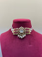 Gold Plated Uncut Polki Necklace