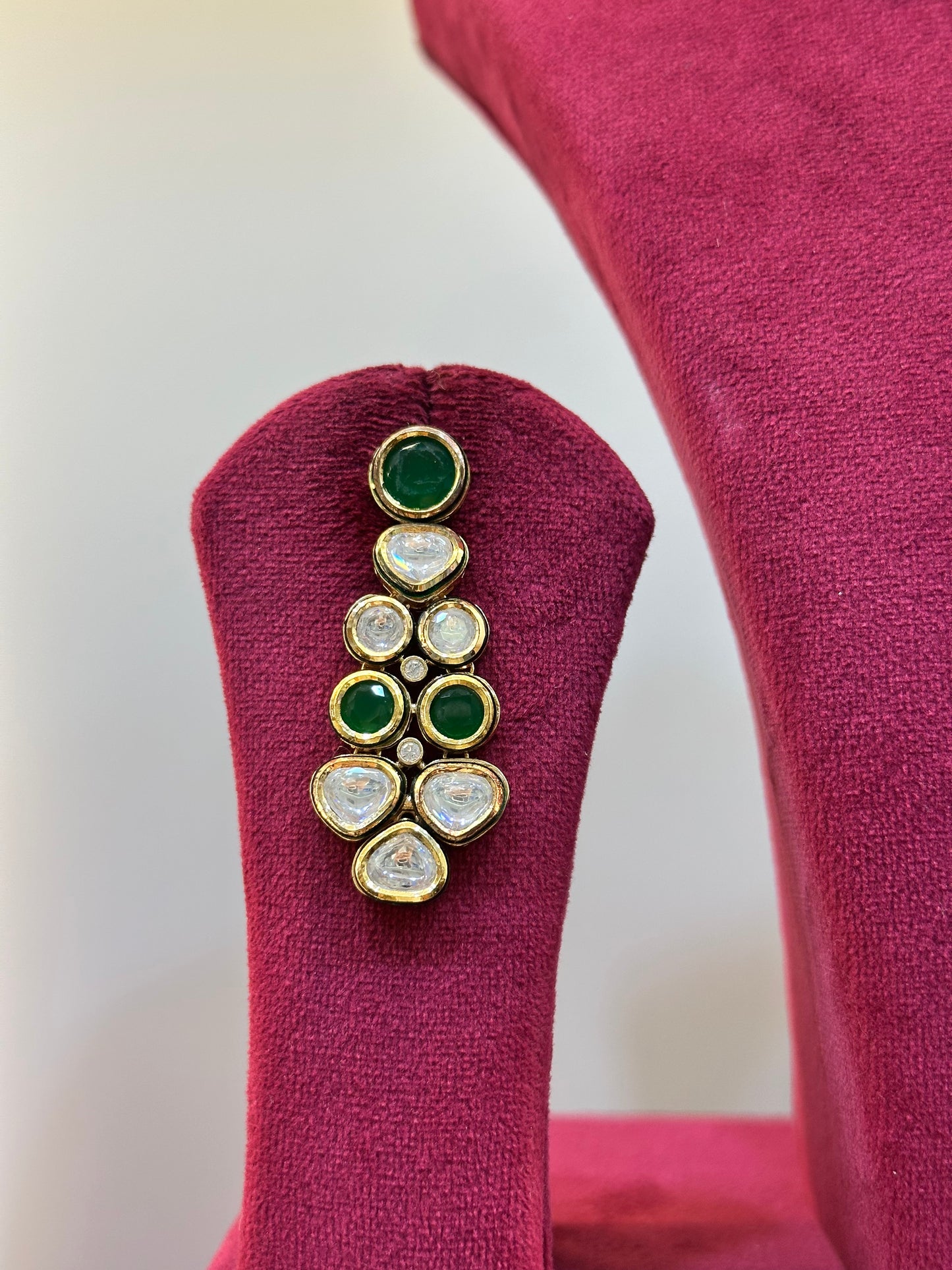 Gold Plated Polki Necklace