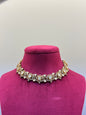 Gold Plated Polki Necklace