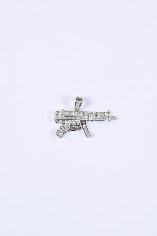 Shining Gun Silver 925 Pendant