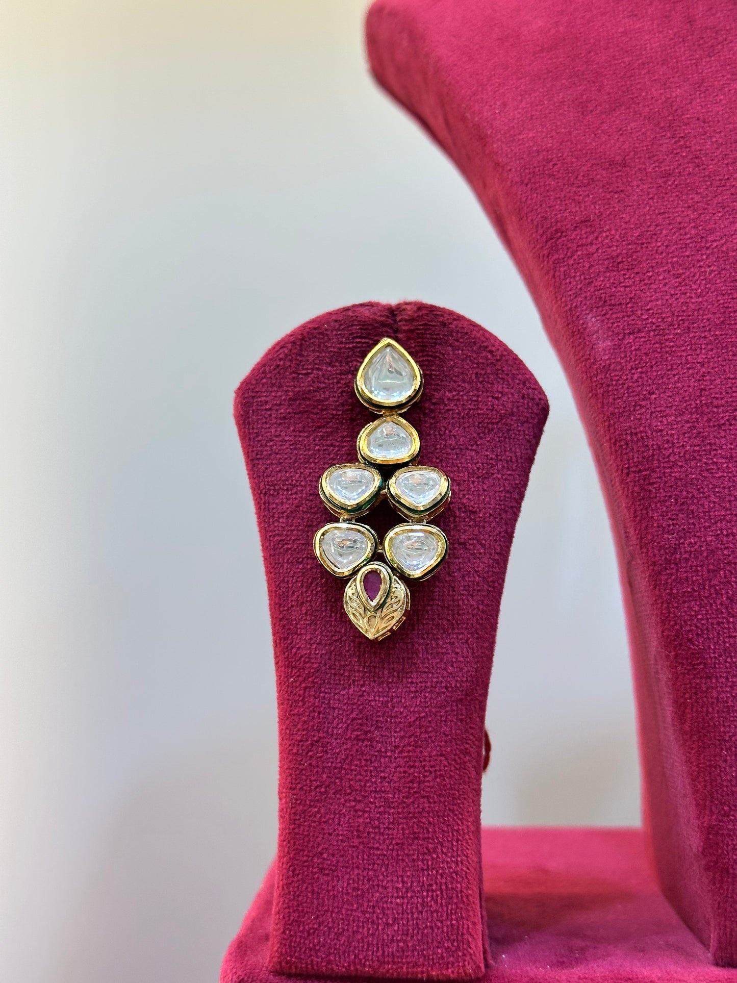 Gold Plated Polki Necklace