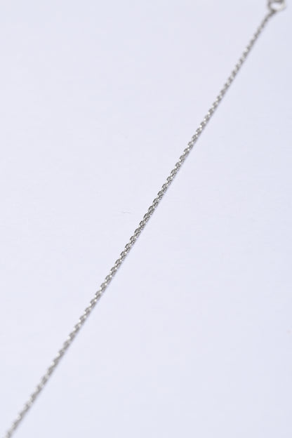 Multicoloured Diamond Circular 925 Silver Necklace