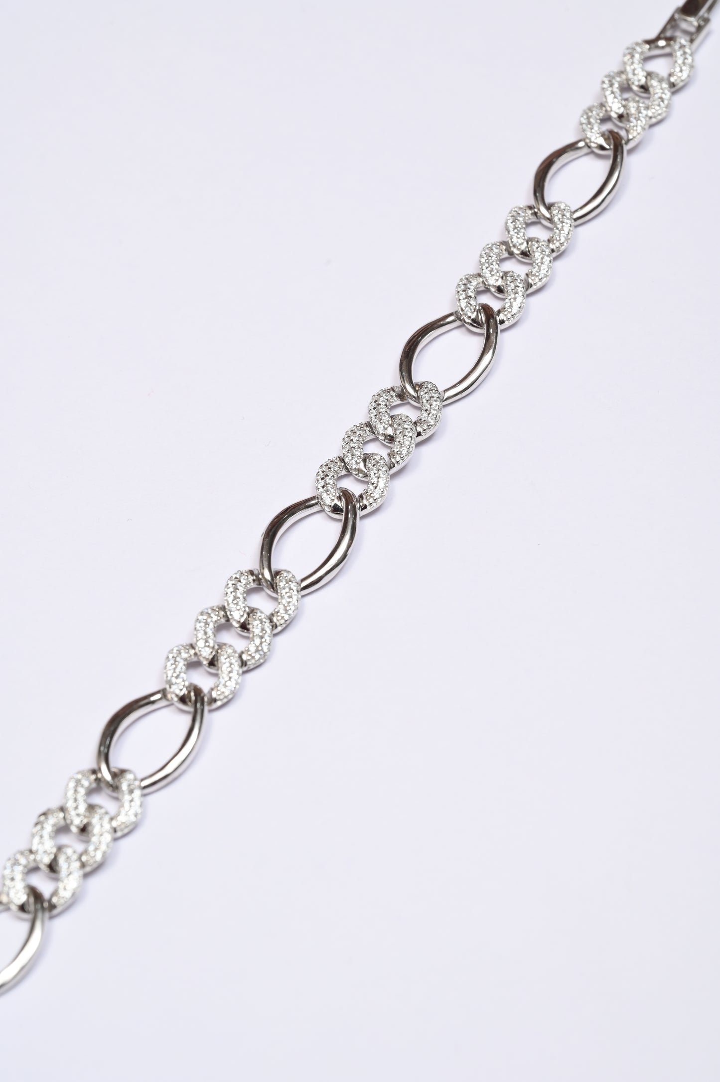 Silver men bracelet