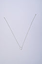 Circular Nailed Diamond C Collection 925 Silver Necklace