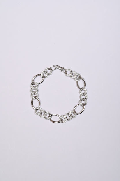 Silver men bracelet