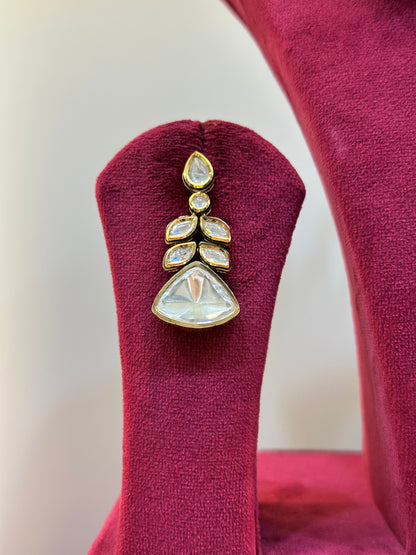 Gold Plated Uncut Polki Necklace