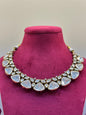 Gold Plated Uncut Polki Necklace