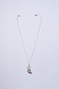 Fishy Pink Teddy Bear 925 Silver Necklace