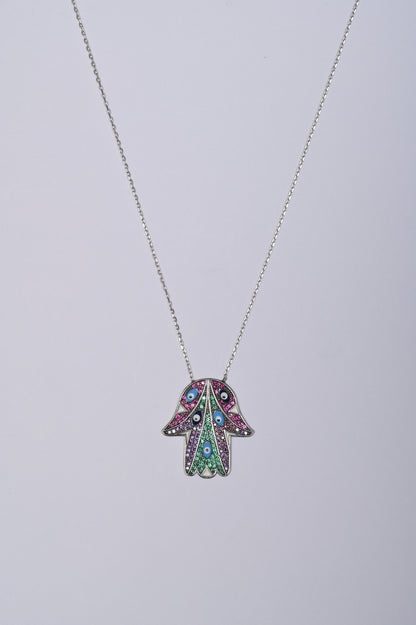Multicolour Hamsha Evil Eye