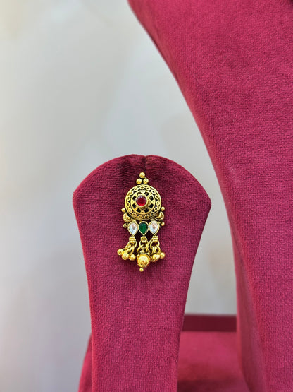 Gold Plated Jadau Necklace